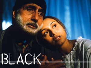 A still from the movie Black